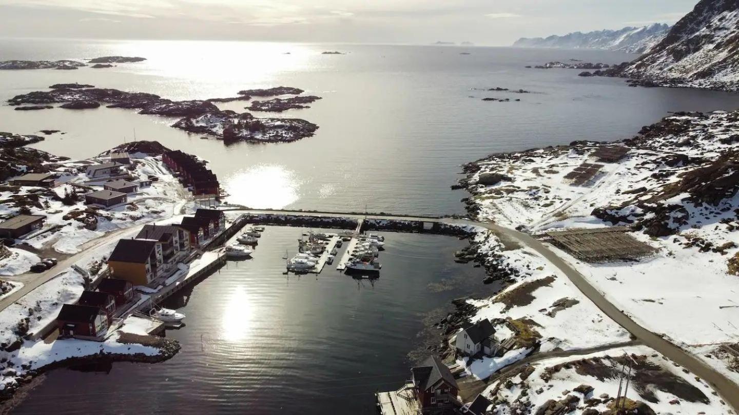 Spektakulaer Rorbu I Autentiske Omgivelser Ballstad Exteriör bild