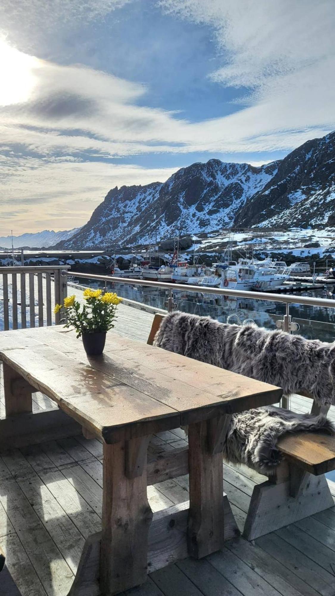 Spektakulaer Rorbu I Autentiske Omgivelser Ballstad Exteriör bild